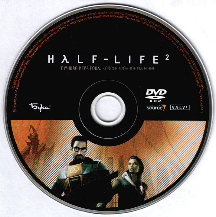 Пиратский диск Half-Life 2 для Windows